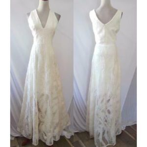 NWT dress the population Marlene plunge dress